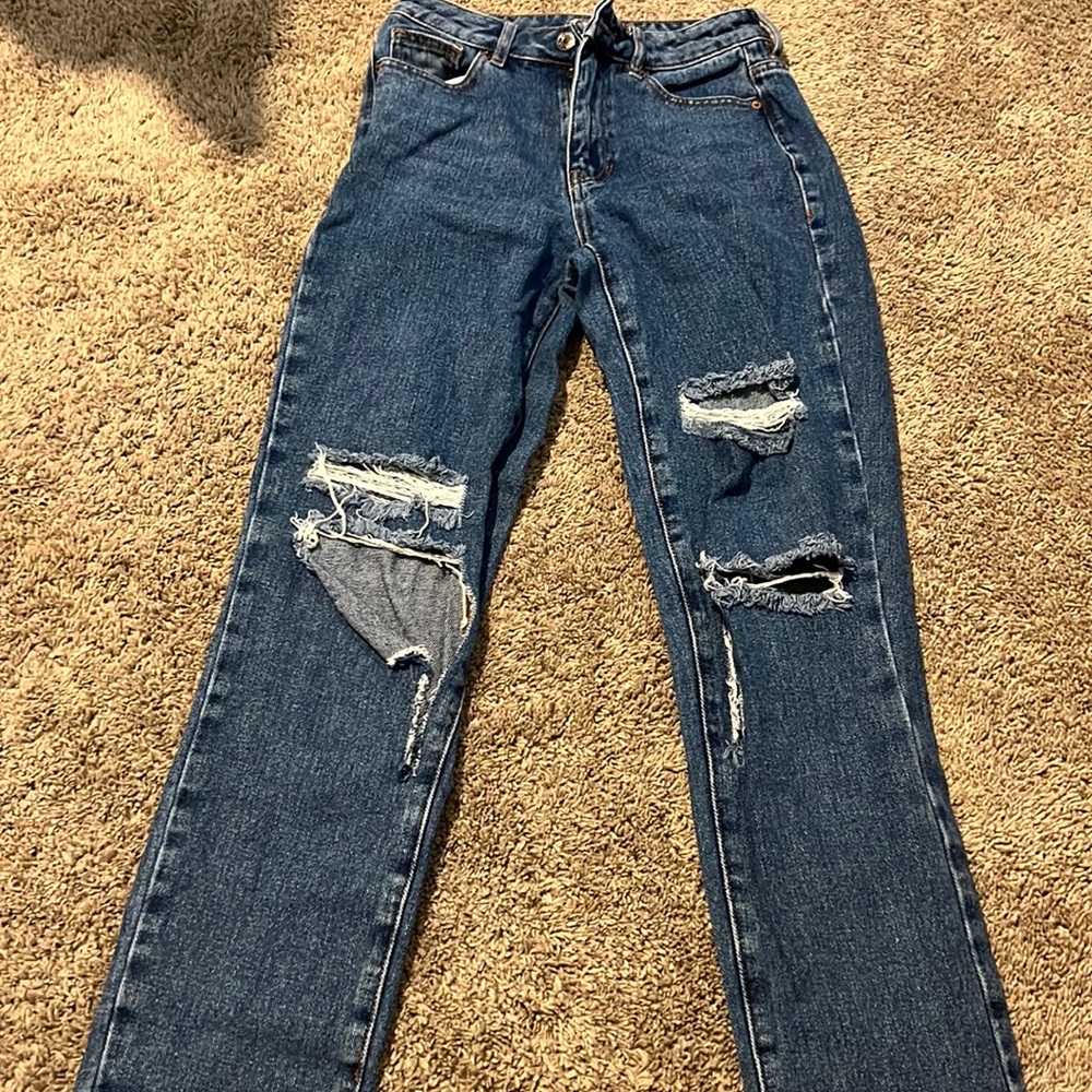 Jeans ripped